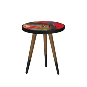 Alysheeya Art Of Marbling Side Table