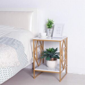 Mingus Nordic Side Table with Storage